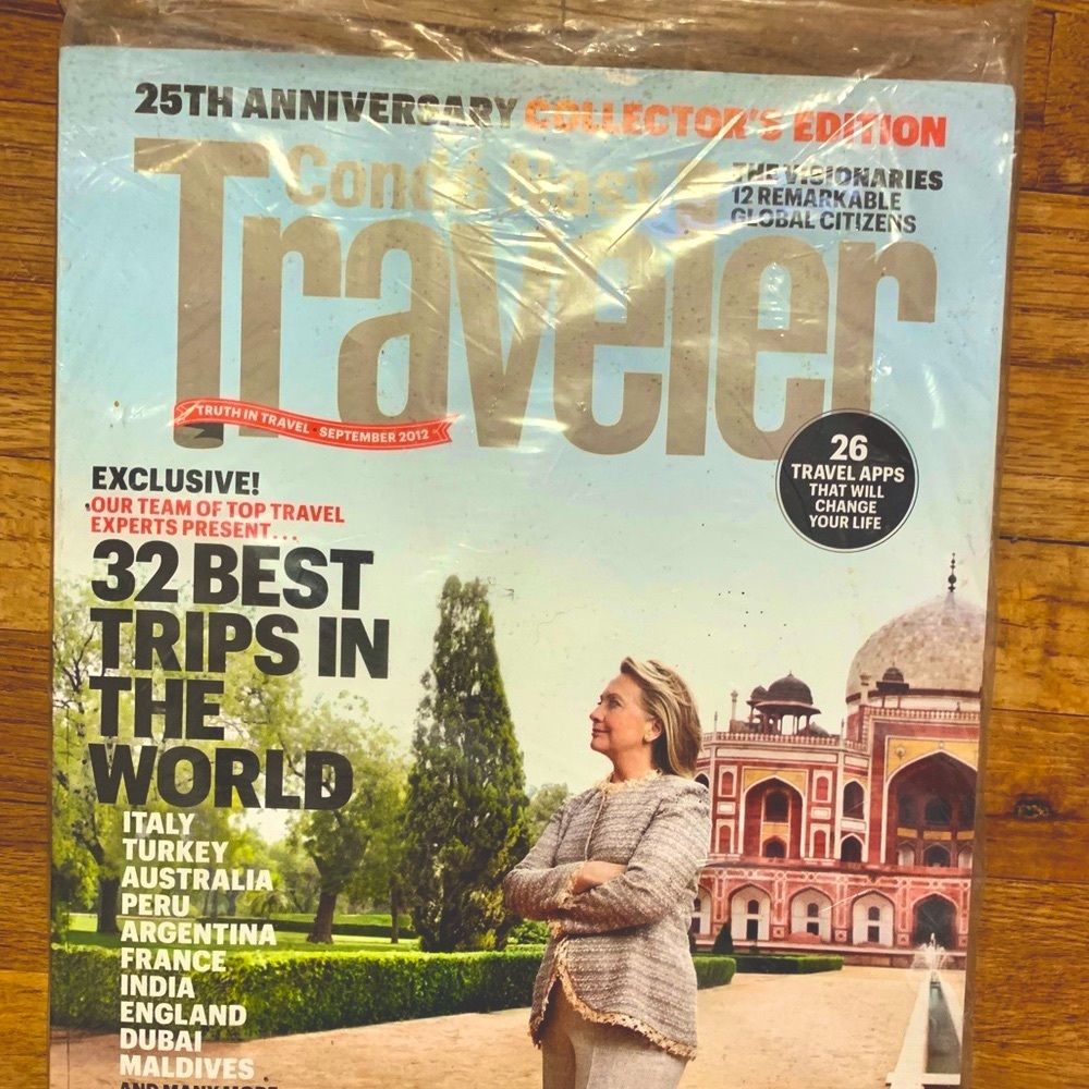 ✈️Travel Mag 25th Aniv Collector-Hillary Clinton
